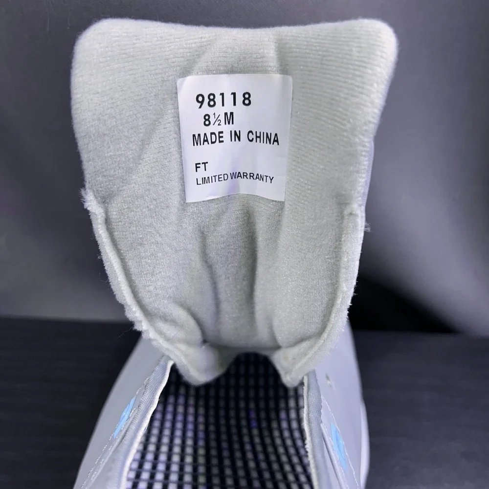 FootJoy Pro SL Golf Shoes Women's 8.5 Grey/Silver/Blue Spikeless Leather 98118
